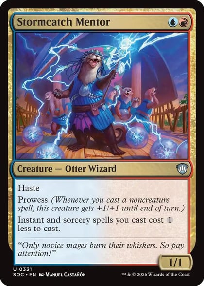 Stormcatch Mentor, Commander: Secrets of Strixhaven 331
