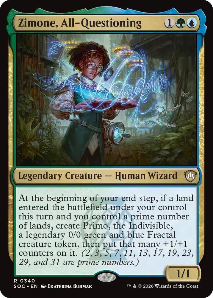 Zimone, All-Questioning, Commander: Secrets of Strixhaven 340