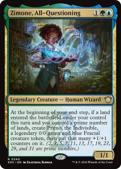 Zimone, All-Questioning, Commander: Secrets of Strixhaven 340