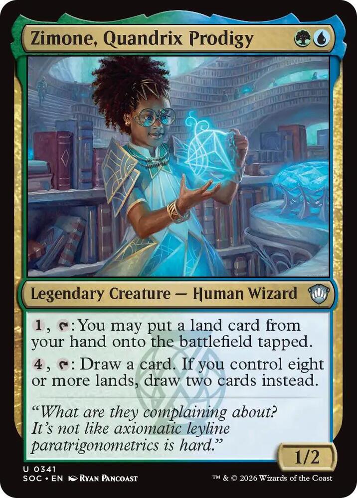 Zimone, Quandrix Prodigy, Commander: Secrets of Strixhaven 341