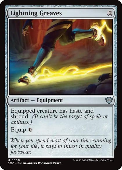 Lightning Greaves, Commander: Secrets of Strixhaven 350