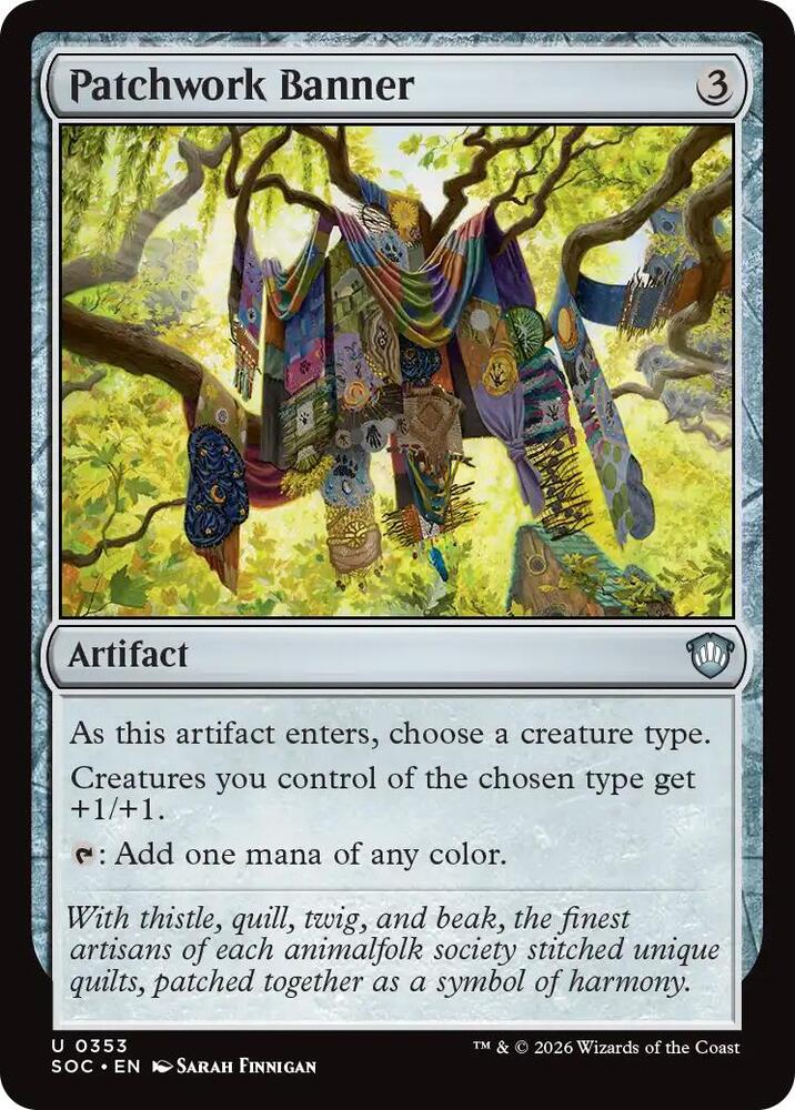 Patchwork Banner, Commander: Secrets of Strixhaven 353