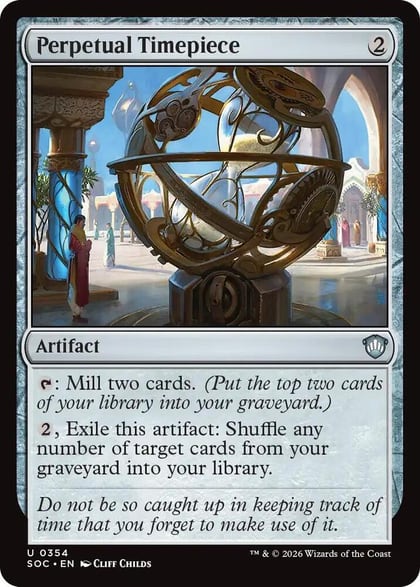 Perpetual Timepiece, Commander: Secrets of Strixhaven 354