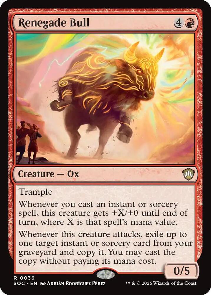 Renegade Bull, Commander: Secrets of Strixhaven 36