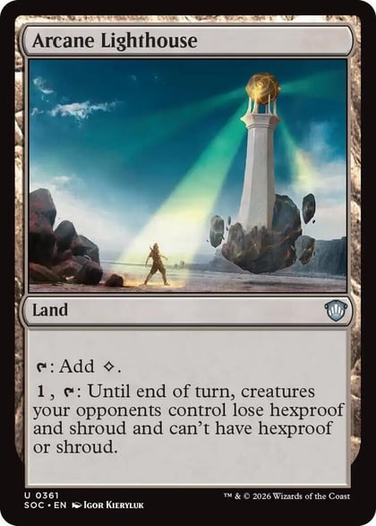 Arcane Lighthouse, Commander: Secrets of Strixhaven 361