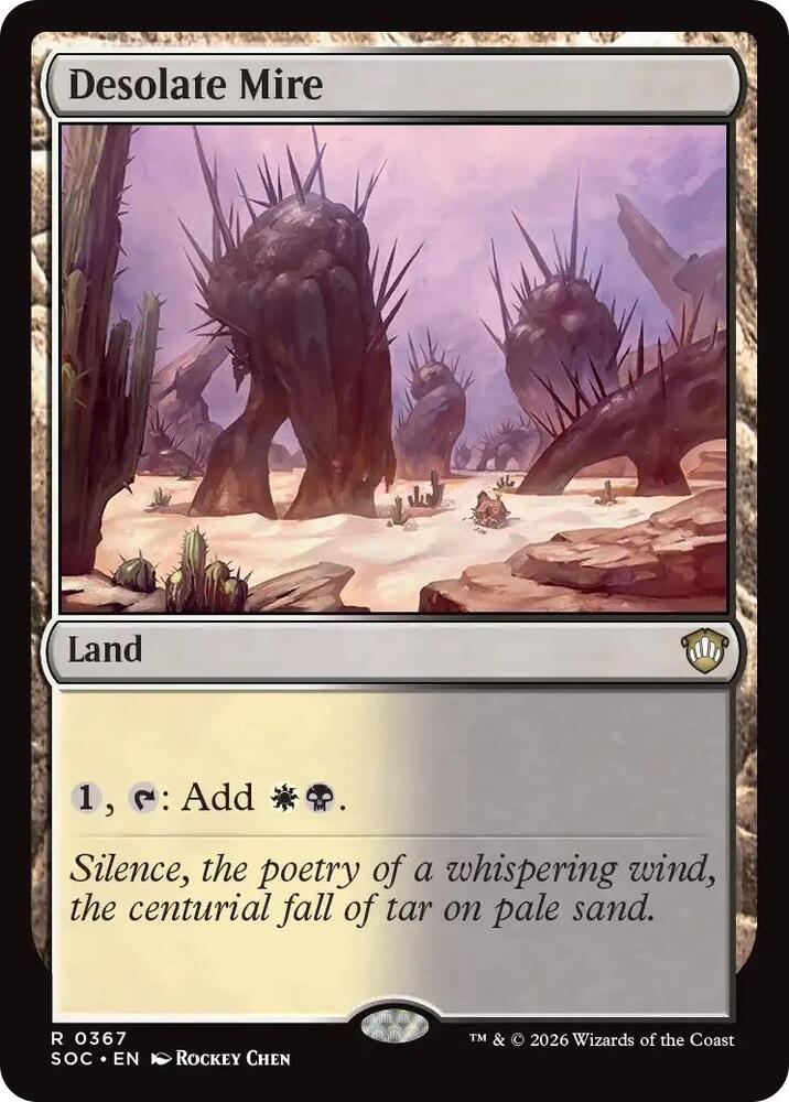 Desolate Mire, Commander: Secrets of Strixhaven 367