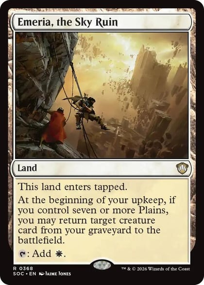 Emeria, the Sky Ruin, Commander: Secrets of Strixhaven 368