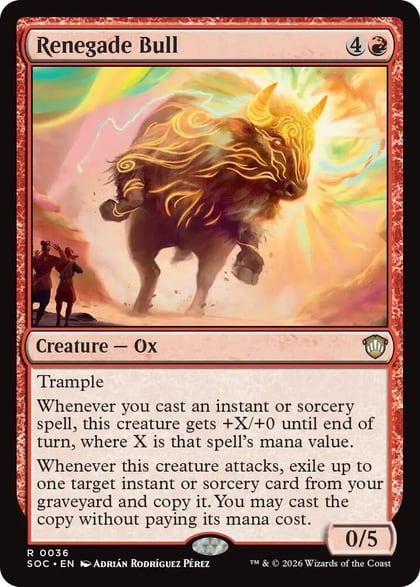 Renegade Bull, Commander: Secrets of Strixhaven 36