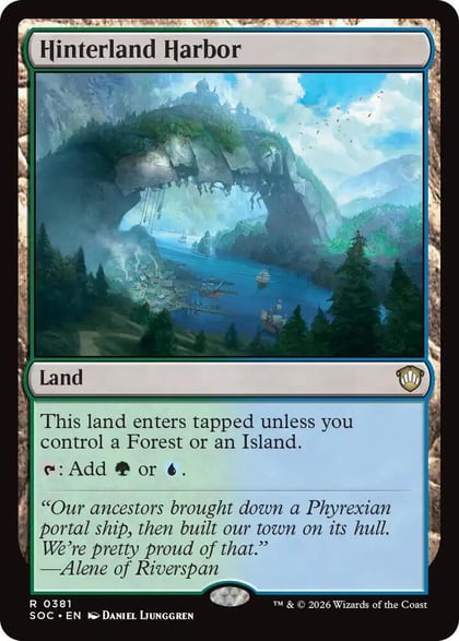 Hinterland Harbor, Commander: Secrets of Strixhaven 381