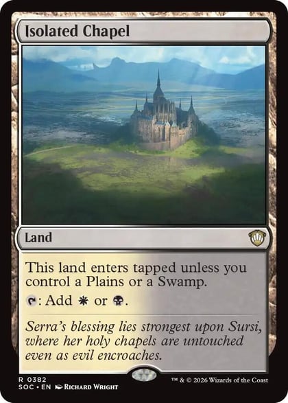 Isolated Chapel, Commander: Secrets of Strixhaven 382