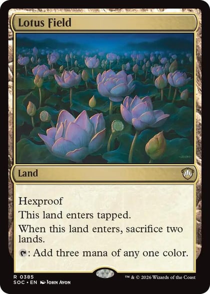 Lotus Field, Commander: Secrets of Strixhaven 385