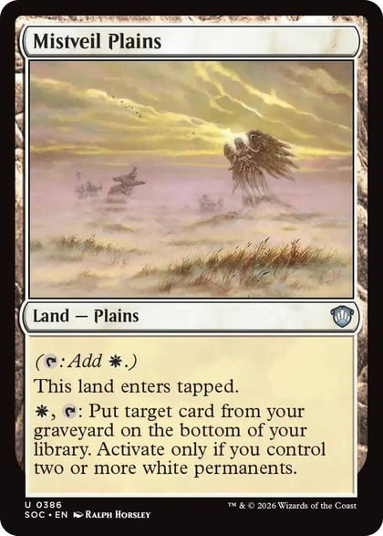 Mistveil Plains, Commander: Secrets of Strixhaven 386