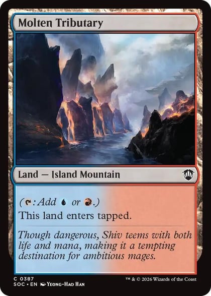 Molten Tributary, Commander: Secrets of Strixhaven 387