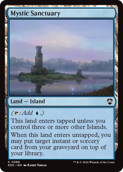Mystic Sanctuary, Commander: Secrets of Strixhaven 388