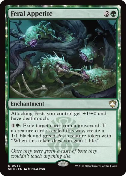 Feral Appetite, Commander: Secrets of Strixhaven 38