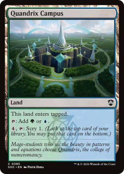 Quandrix Campus, Commander: Secrets of Strixhaven 395
