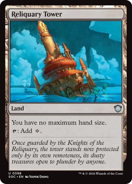 Reliquary Tower, Commander: Secrets of Strixhaven 398