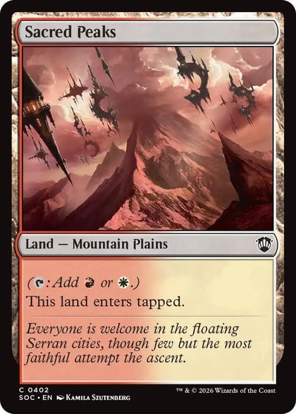 Sacred Peaks, Commander: Secrets of Strixhaven 402