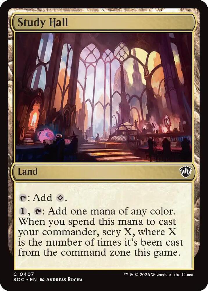 Study Hall, Commander: Secrets of Strixhaven 407