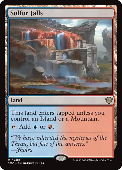 Sulfur Falls, Commander: Secrets of Strixhaven 408