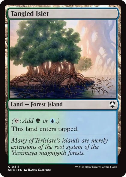 Tangled Islet, Commander: Secrets of Strixhaven 411