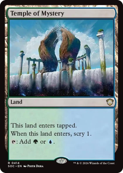 Temple of Mystery, Commander: Secrets of Strixhaven 414