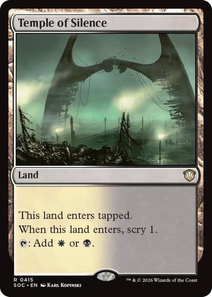 Temple of Silence, Commander: Secrets of Strixhaven 415