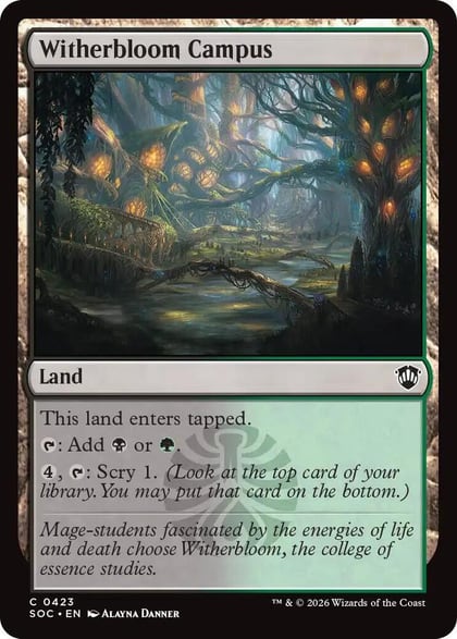 Witherbloom Campus, Commander: Secrets of Strixhaven 423