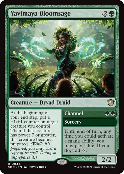 Yavimaya Bloomsage, Commander: Secrets of Strixhaven 44