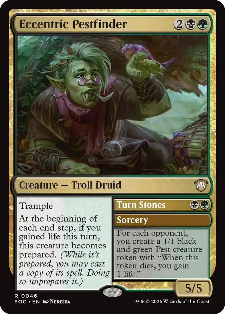 Eccentric Pestfinder, Commander: Secrets of Strixhaven 46