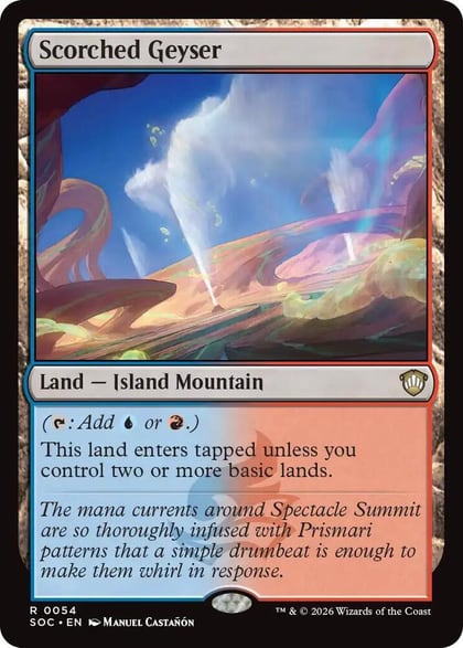 Scorched Geyser, Commander: Secrets of Strixhaven 54
