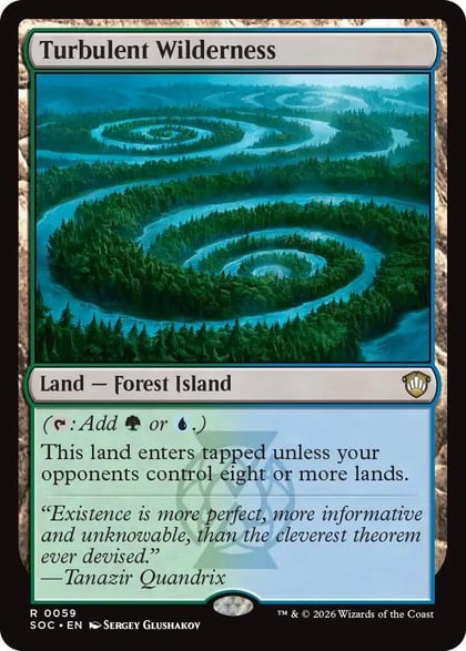Turbulent Wilderness, Commander: Secrets of Strixhaven 59