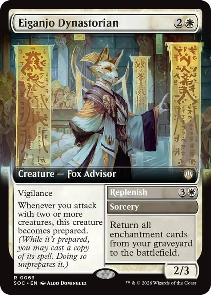 Eiganjo Dynastorian (Extended Art), Commander: Secrets of Strixhaven 63
