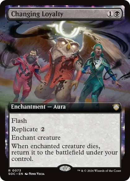 Changing Loyalty (Extended Art), Commander: Secrets of Strixhaven 73