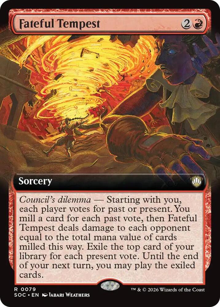 Fateful Tempest (Extended Art), Commander: Secrets of Strixhaven 79