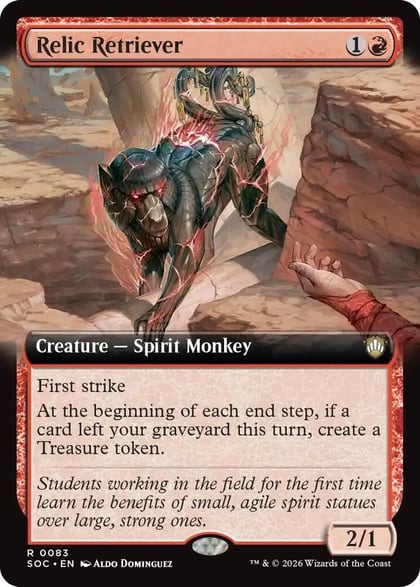Relic Retriever (Extended Art), Commander: Secrets of Strixhaven 83