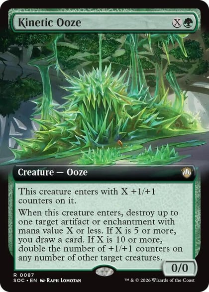 Kinetic Ooze (Extended Art), Commander: Secrets of Strixhaven 87