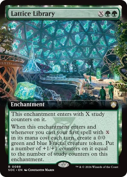 Lattice Library (Extended Art), Commander: Secrets of Strixhaven 88