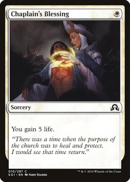 Chaplain's Blessing, Shadows over Innistrad 10