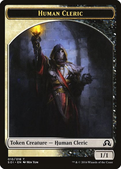 Human Cleric Token, Shadows over Innistrad 10