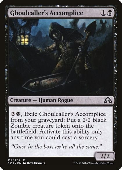 Ghoulcaller's Accomplice, Shadows over Innistrad 112