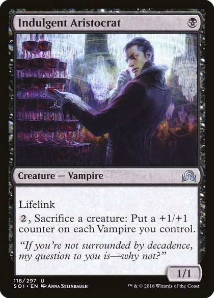 Indulgent Aristocrat, Shadows over Innistrad 118