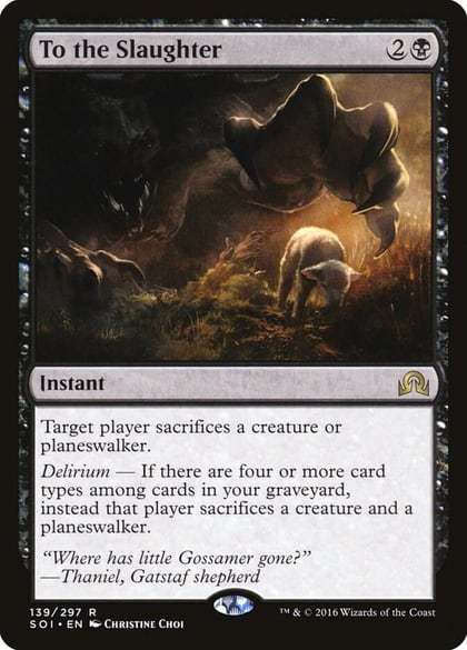 To the Slaughter, Shadows over Innistrad 139
