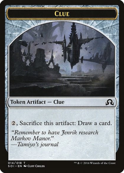 Clue Token (014), Shadows over Innistrad 14