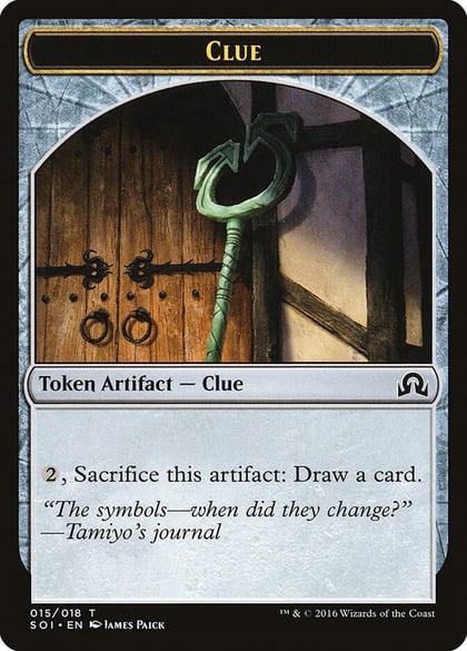 Clue Token (015), Shadows over Innistrad 15