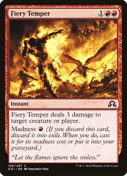 Fiery Temper, Shadows over Innistrad 156