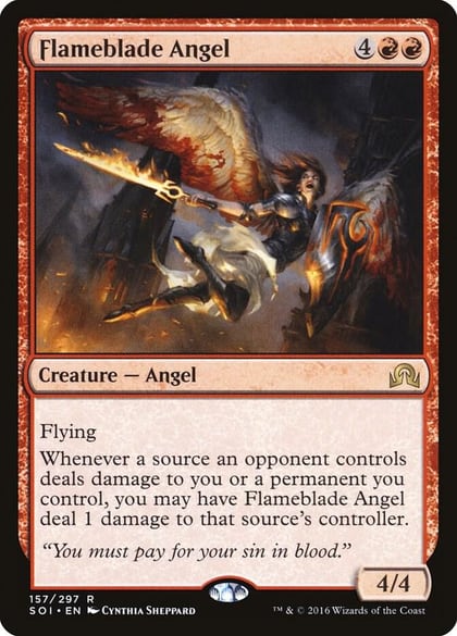 Flameblade Angel, Shadows over Innistrad 157