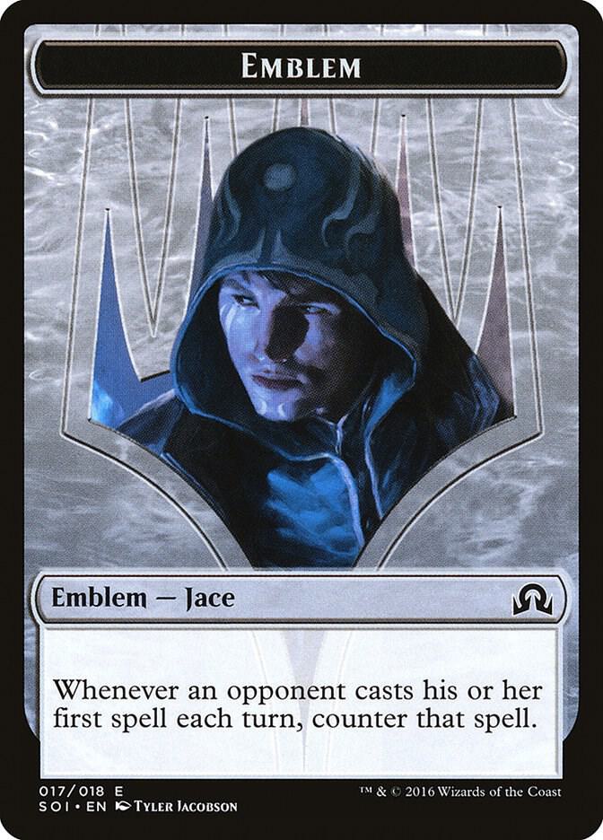 Emblem - Jace, Unraveler of Secrets, Shadows over Innistrad 17