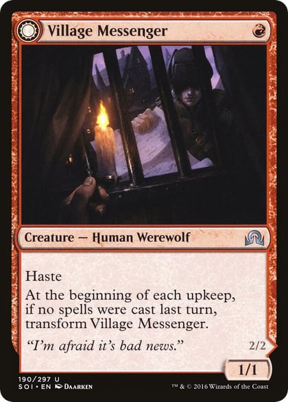 Village Messenger, Shadows over Innistrad 190