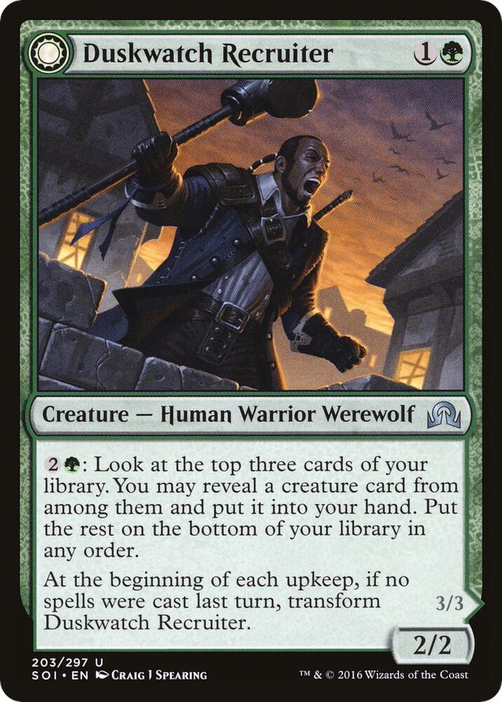 Duskwatch Recruiter, Shadows over Innistrad 203